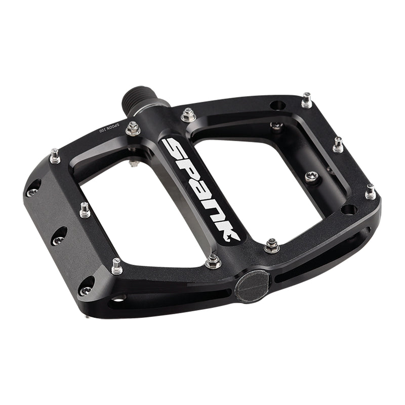 Spank Spoon 110 Pedals - Platform Aluminum 9/16" 110mm Wide Black