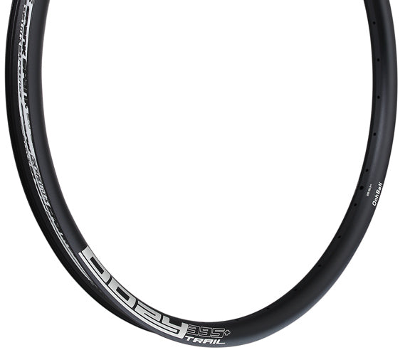 Spank Oozy Trail 395+ Rim - 27.5" Disc Black 32H
