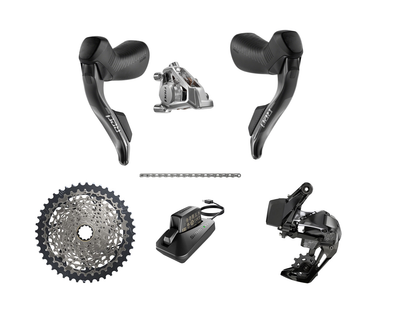 SRAM Red XPLR eTap HRD AXS Groupset - Red HRD Shifters E1, Rear