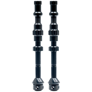 Stans Tubeless Exo-Core Valve Stems - Alloy Tall Black Pair