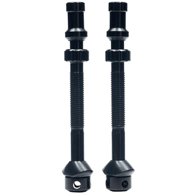 Stans Tubeless Universal+ Valve Stems - Alloy Tall Black Pair