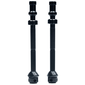 Stans Tubeless Universal+ Valve Stems - Alloy Extra Tall Black Pair