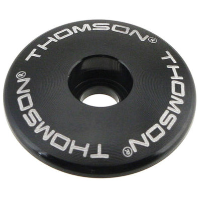 Thomson Aluminum Stem Cap 1-1/8" Black
