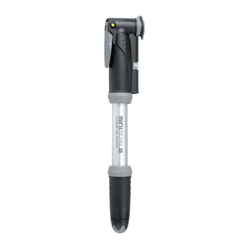 Topeak Mini Dual G Pump W/Gauge Silver
