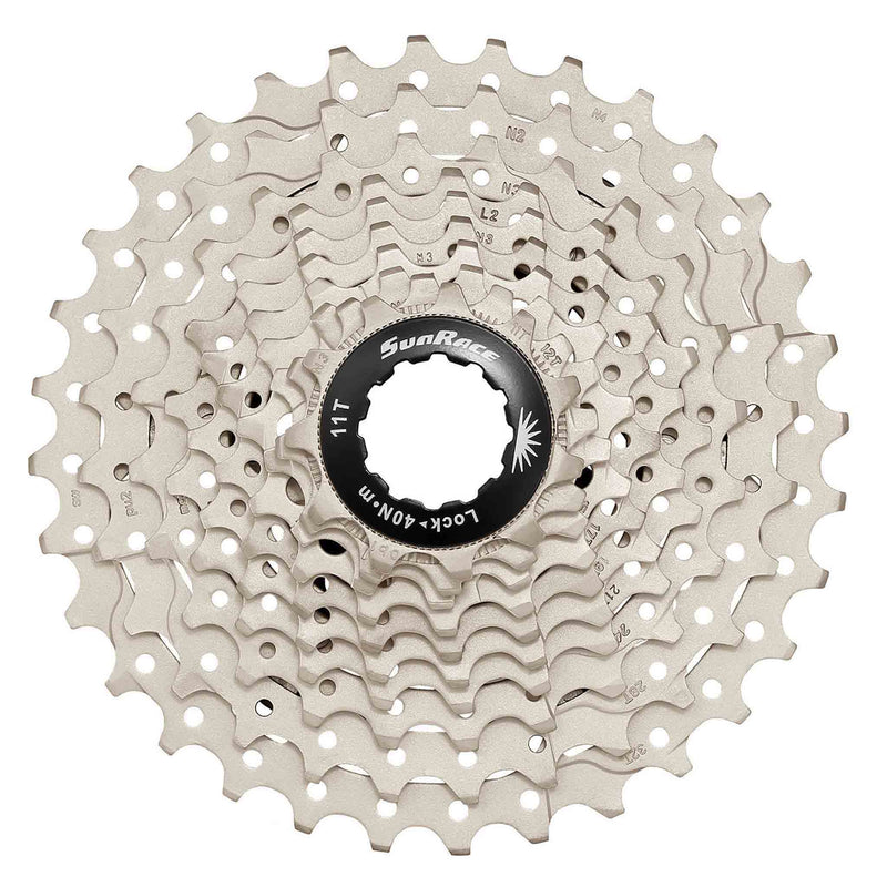 SunRace RS1 Cassette - 10 Speed 11-28t Silver