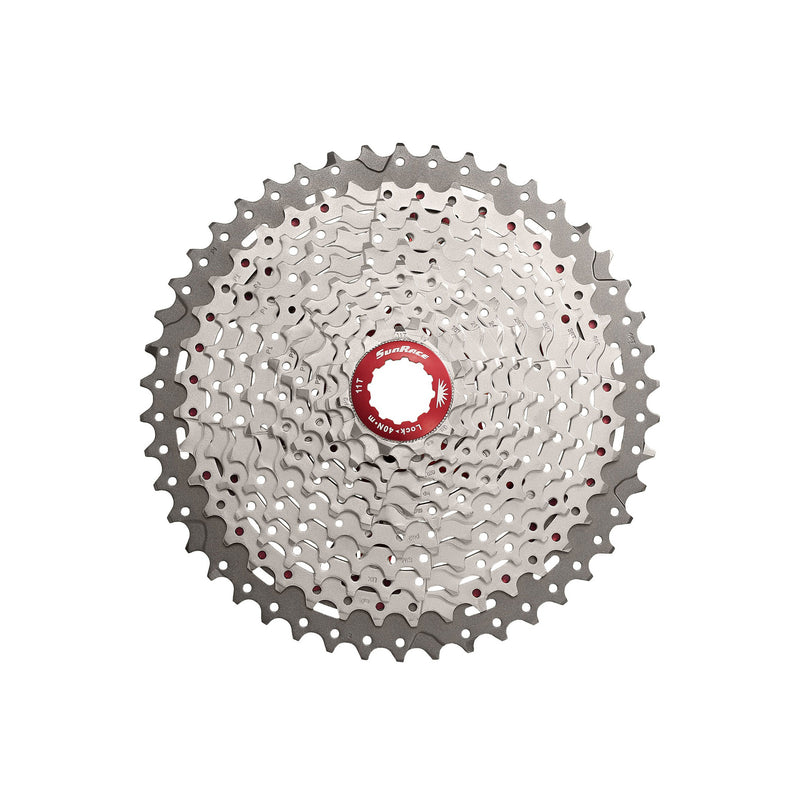 SunRace MX8 Cassette - 11 Speed 11-46t Silver