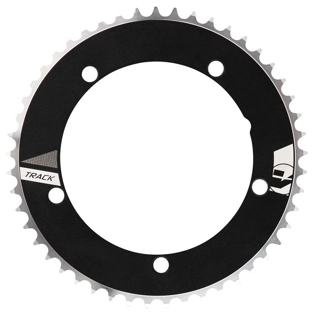 FSA NS Track Chainring 1x 50T Tooth Count 144BCD 5-Bolt Pattern 1/8" Chain Width – BLK
