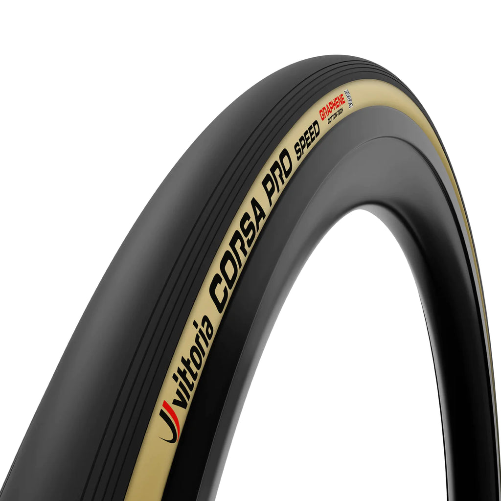 Vittoria Corsa Pro Speed 700x26C 2本セット Vittoria Corsa Pro Speed Tire - 700 x 26 Tubeless Folding Black