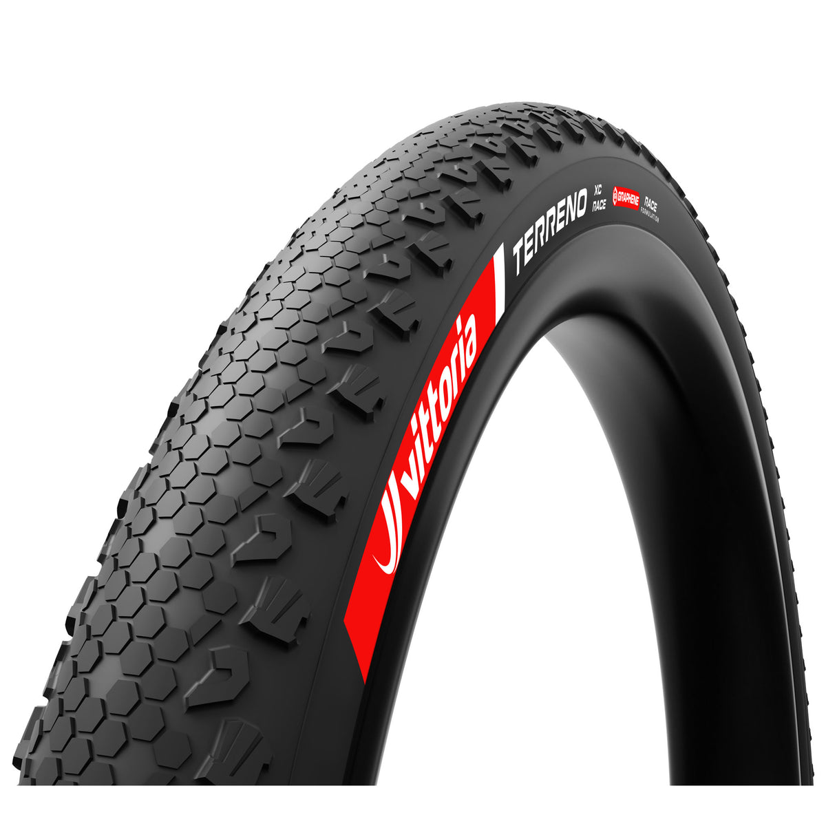 Vittoria Terreno XC Race Tire - 29 x 2.40 Tubeless Folding BLK Race Graphene + Silica