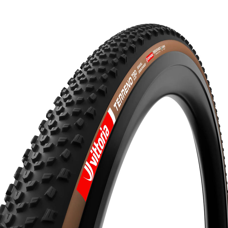 Vittoria Terreno T60 Mixed Tire - 700 x 40 Tubeless Folding BLK/Brown Gravel Endurance Graphene G2.0