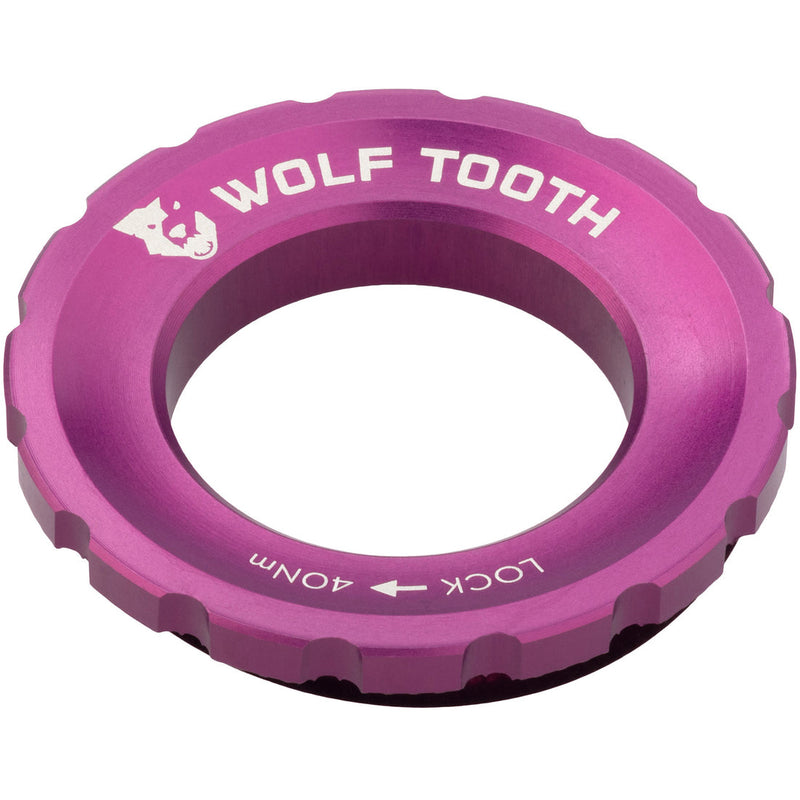 Wolf Tooth CenterLock Rotor Lockring - External Splined Purple
