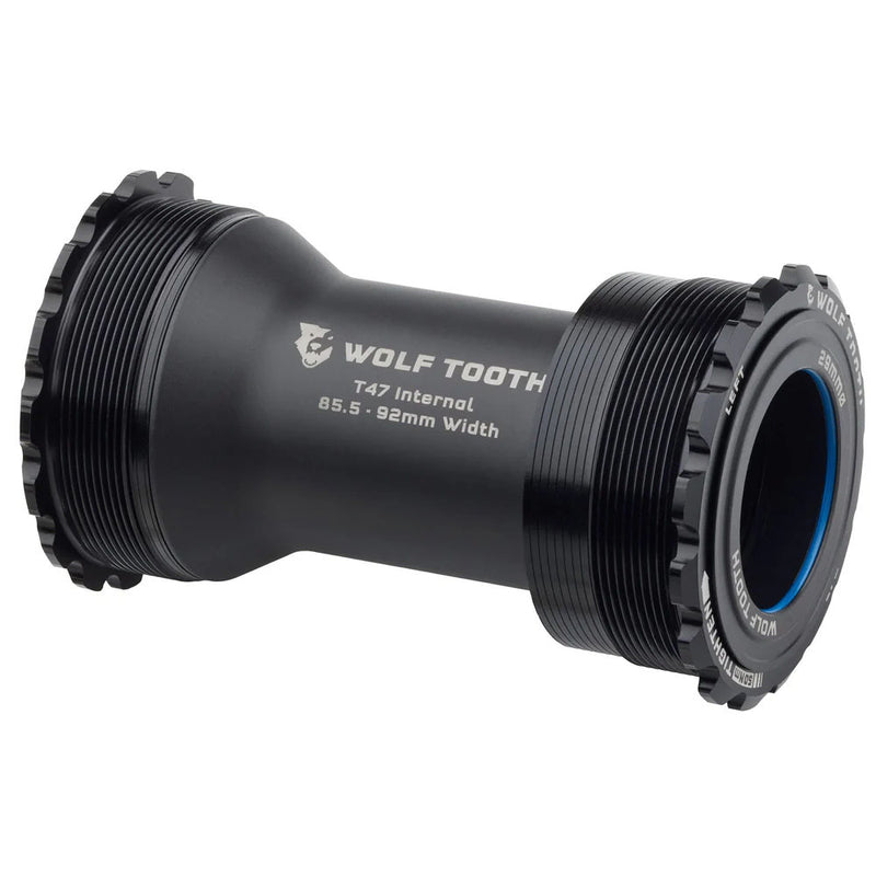Wolf Tooth Bottom Bracket - T47 Inboard 85.5/92mm For 29mm Spindle Black