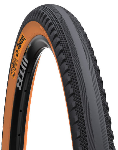 WTB Byway Tire - 650b x 47 TCS Tubeless Folding BLK/Tan Light/Fast Rolling Dual DNA SG