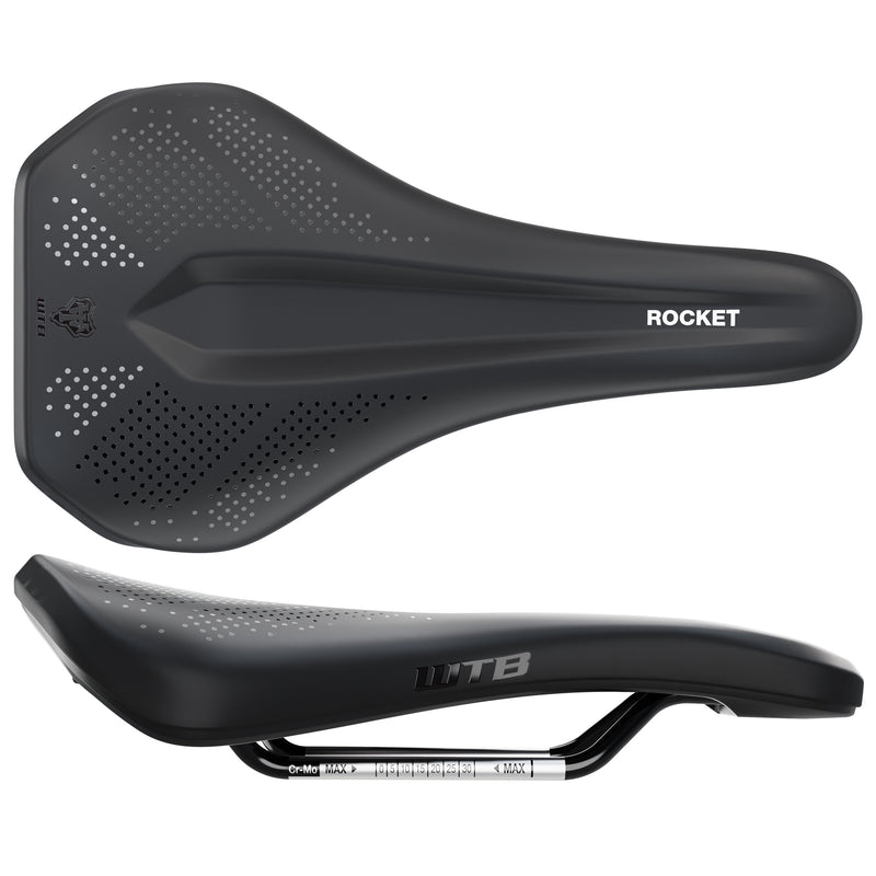 WTB Rocket Saddle - Chromoly Black Medium Fusion Form