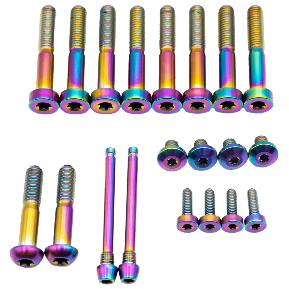 Better Bolts SRAM Maven Ti Brake Bolt Kit BRZ RainBow 20/Cnt