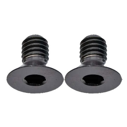 Better Bolts Titanium Flat Mount Bolt Kit 10mm Black 2/Count
