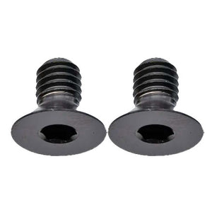 Better Bolts Titanium Flat Mount Bolt Kit 10mm Black 2/Count
