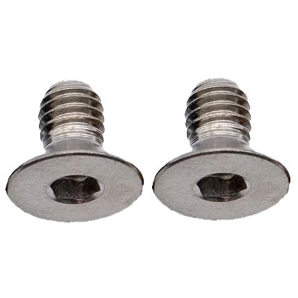 Better Bolts Titanium Flat Mount Bolt Kit 10mm Silver 2/Count