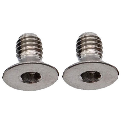 Better Bolts Titanium Flat Mount Bolt Kit 10mm Silver 2/Count