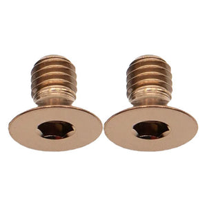 Better Bolts Titanium Flat Mount Bolt Kit 10mm Copper 2/Count