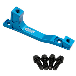 Freedom Coast Post Mount Brake Adapter 200mm+20 Blue