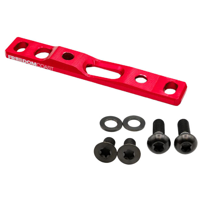 Freedom Coast Flat Mount Brake Adapter Front 0/+20 Red
