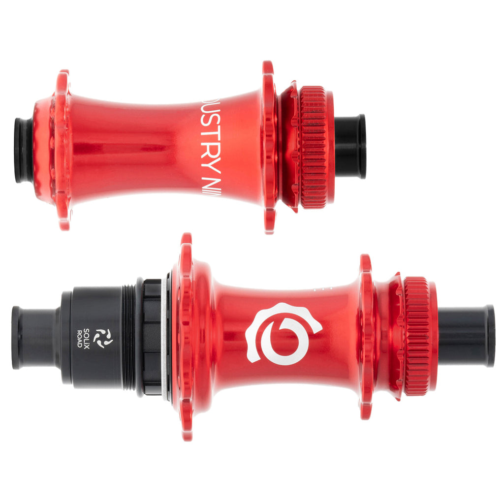 Industry Nine Solix CL Disc Hubs 12x100/142 TA 28h XDR Red