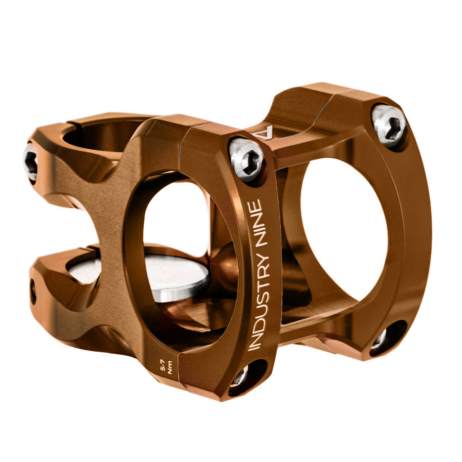 Industry Nine A35 Stem - 40mm 35 Clamp +/-8 1 1/8" Aluminum Bronze
