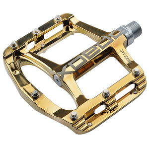 Xpedo SPRY Platform Pedals Gold Slick