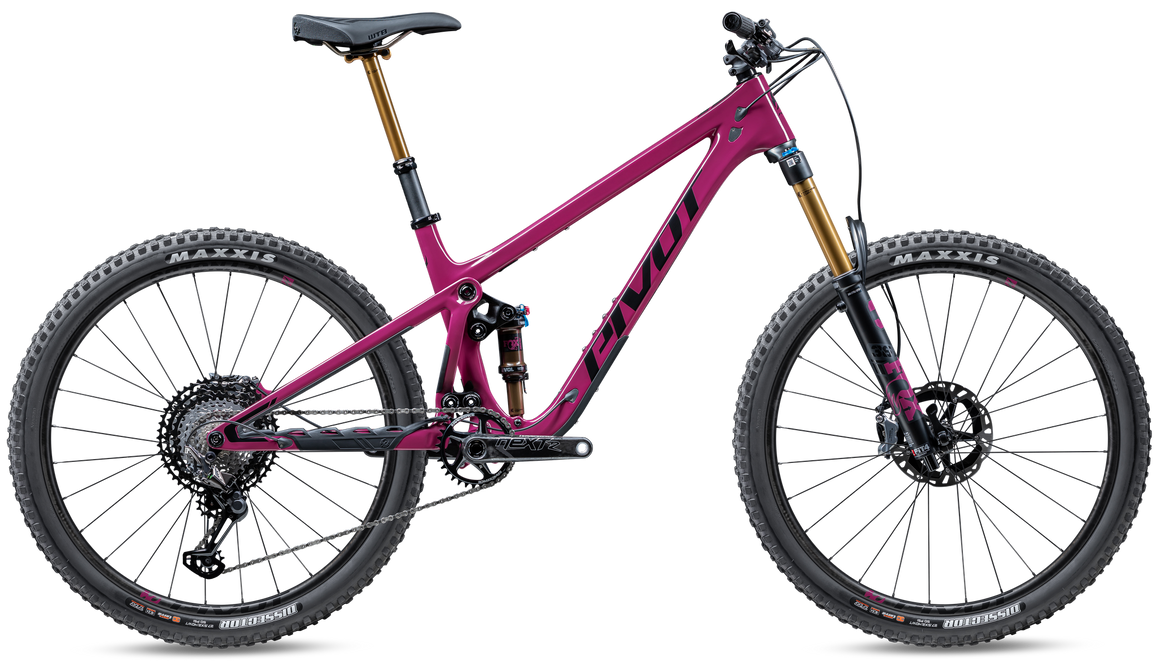 Pivot Shadowcat Pro Complete Carbon 27.5" Mountain Bike - Pro XT/XTR w/ Alloy Wheels, Large, Dangerfruit