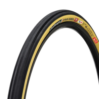 Challenge Strada Bianca Pro Tire - 700 x 45, Tubeless, Folding, Black/Tan, Handmade
