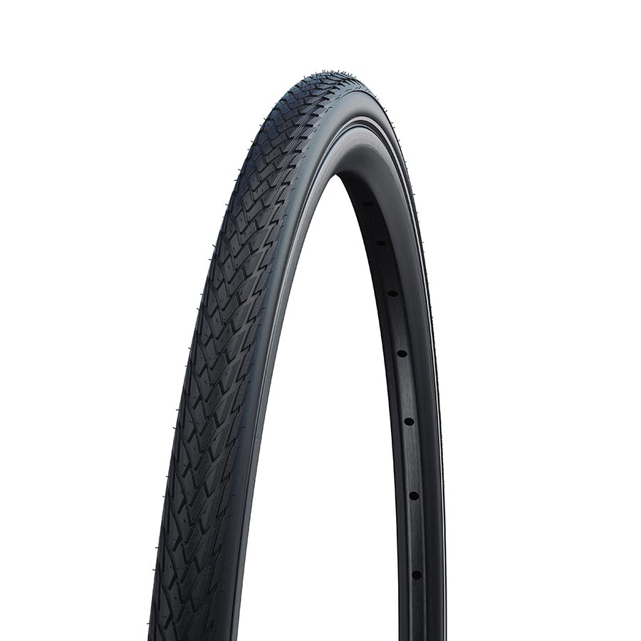 Schwalbe Green Marathon Tire - 700 x 25, Clincher, Wire, Black/Reflective, Performance Line, GreenGuard, TwinSkin, Addix