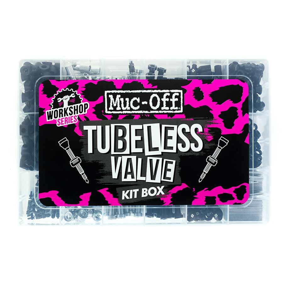 Muc-Off Workshop Tubeless Valve Box - Silver/Black