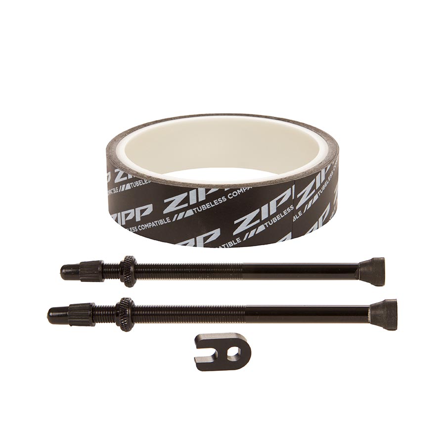 Zipp Tubeless Kit 23mm tape and 100mm valves Fits 858 and 808NSW