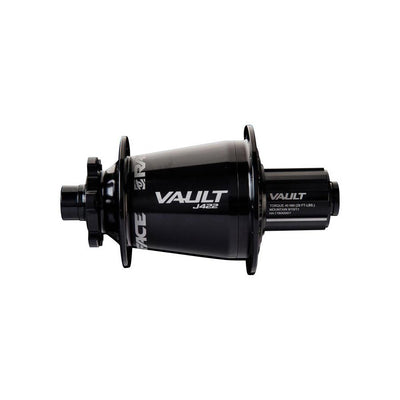 RaceFace Vault J-Bend 424 Rear Hub - 12 x 148mm, 6-Bolt, HG 11 MTN, Black, 32H
