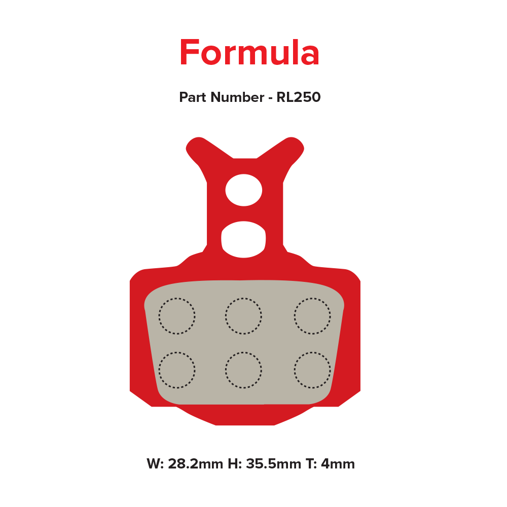 MTX Braking Red Label RACE Formula Cura 2-piston