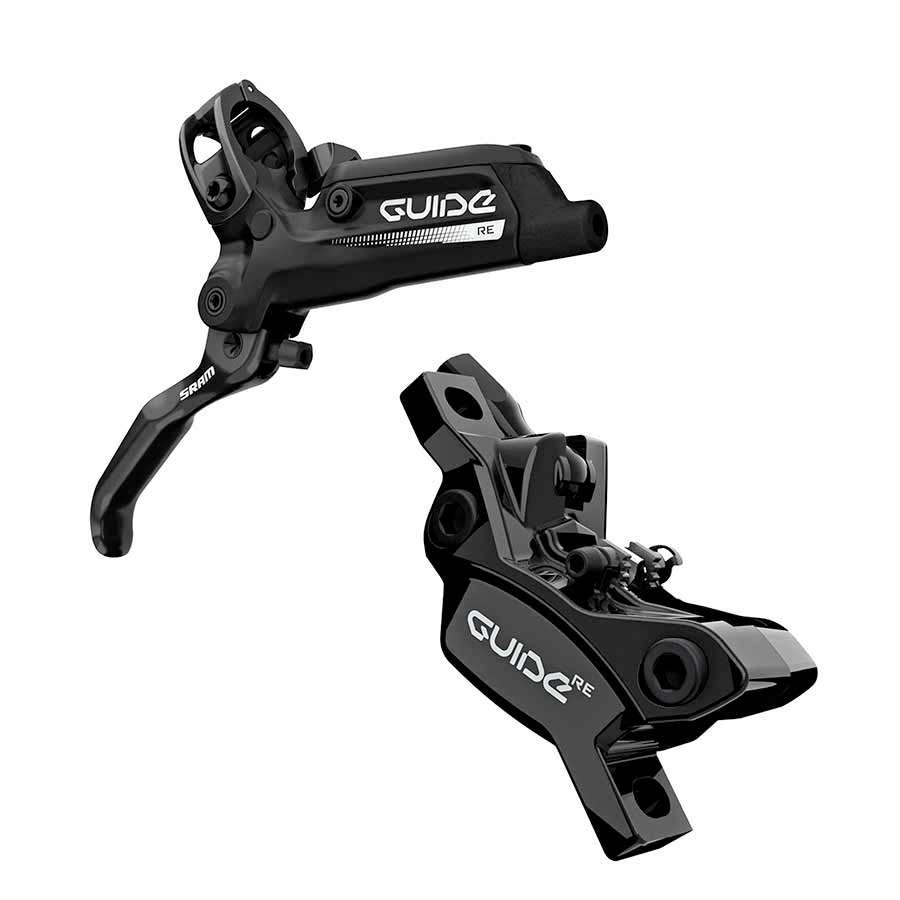SRAM Guide RE Disc Brake and Lever - Front, Hydraulic, Post Mount, Black, A1