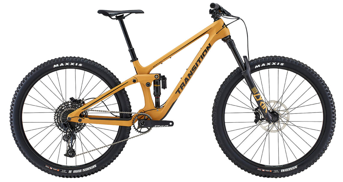 Transition Sentinel 29" Carbon 150mm Complete Bike - NX Build, X-Large, Loam Gold