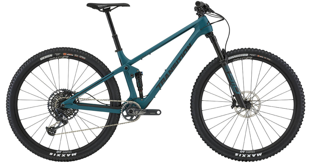 Transition Spur 29" Carbon Complete Bike - X01 Build, Small, Deep Sea Green