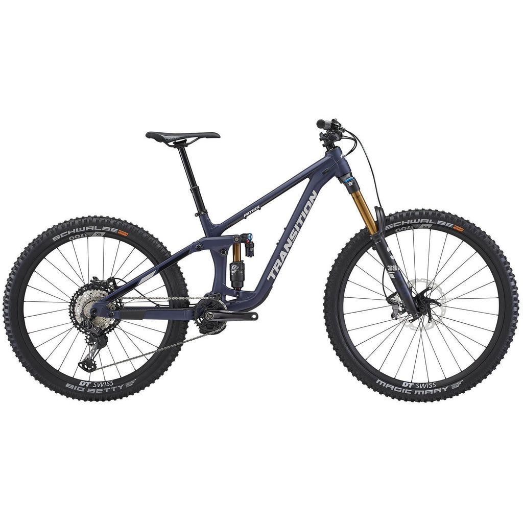 Transition Patrol 29" / 27.5" Alloy 160m Complete Bike - XT Mullet Build, Small, Blueberry