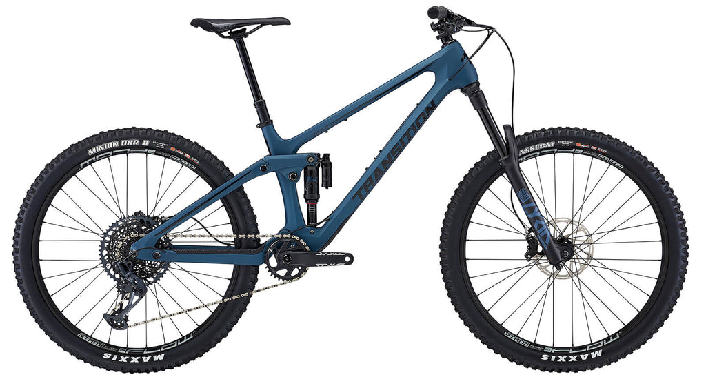 Transition Scout 27.5" Carbon Complete Bike - GX Build, Medium, Midnight Blue
