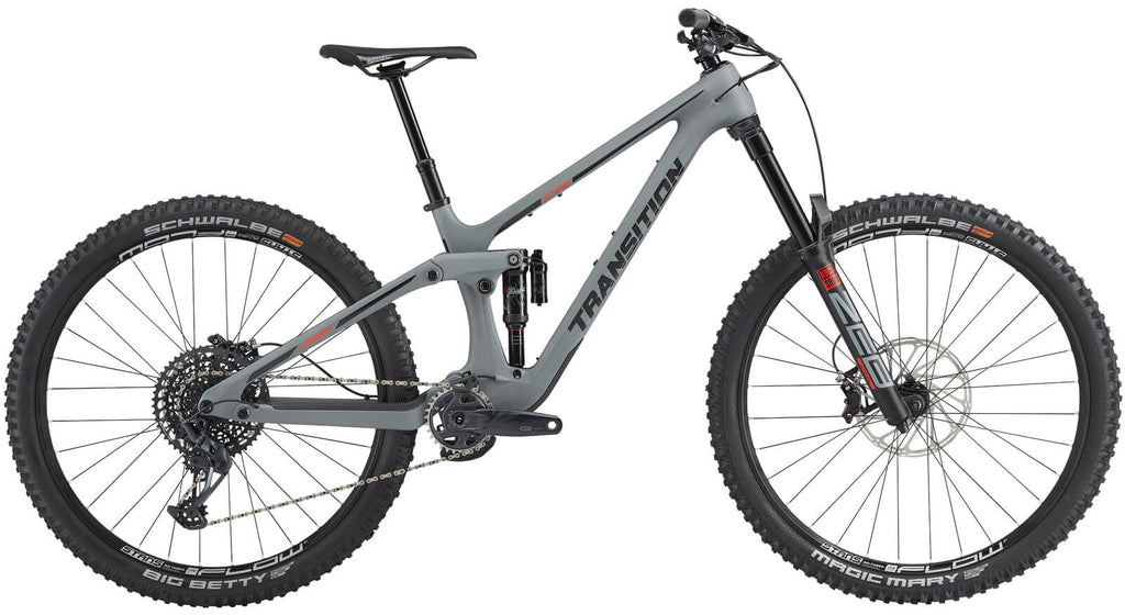 Transition Spire 29" Carbon Complete Bike - GX Build, Large, Primer Grey
