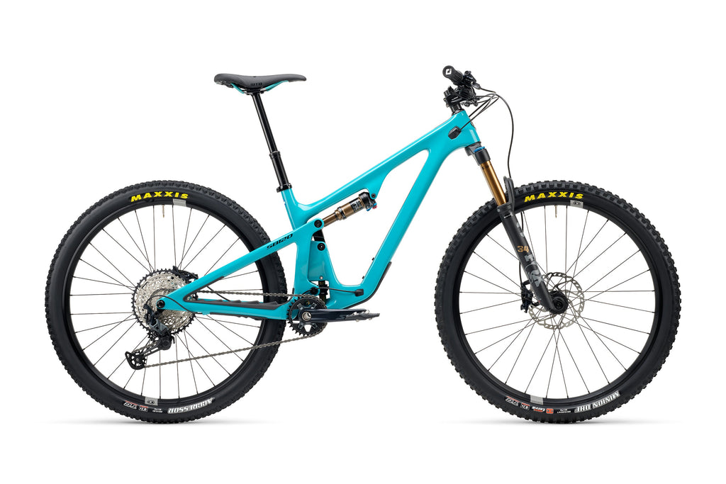 2023 Yeti SB120 Carbon Series 29" Complete Mountain Bike - C1 Build, X-Small, Turquoise