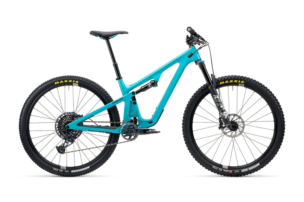 2023 Yeti SB120 Carbon Series 29" Complete Mountain Bike - C2 Build, Medium, Turquoise