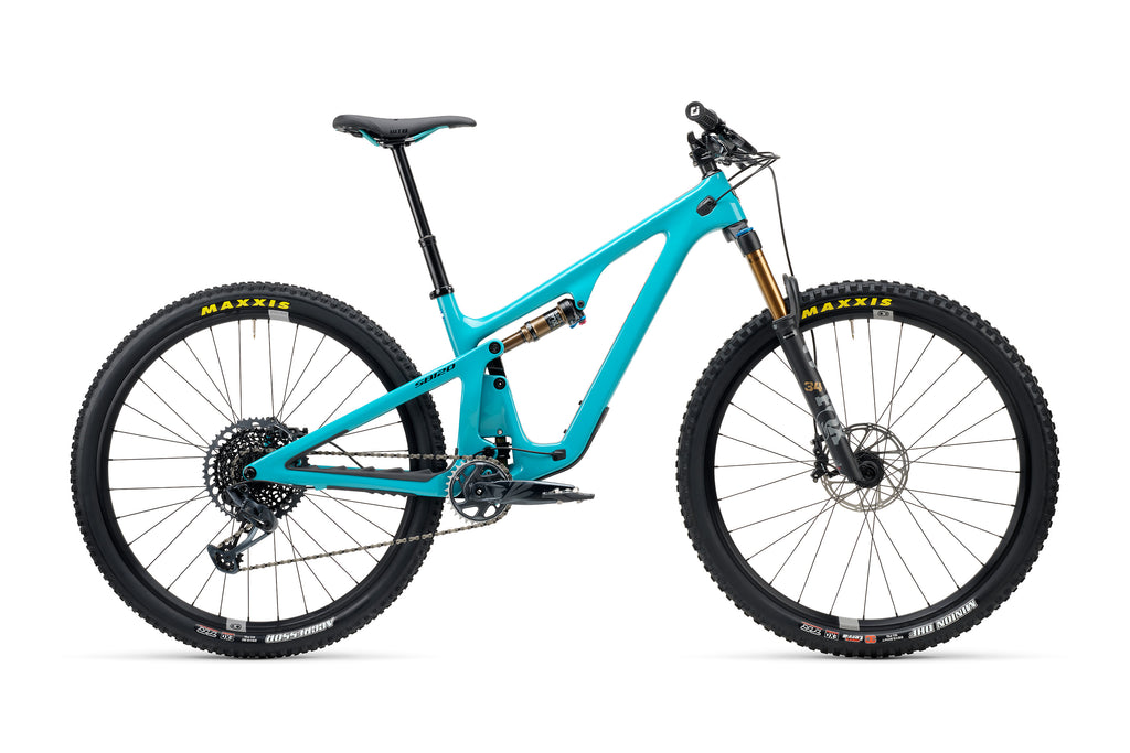 2023 Yeti SB120 Carbon Series 29" Complete Mountain Bike - C2 Build, Large, Turquoise