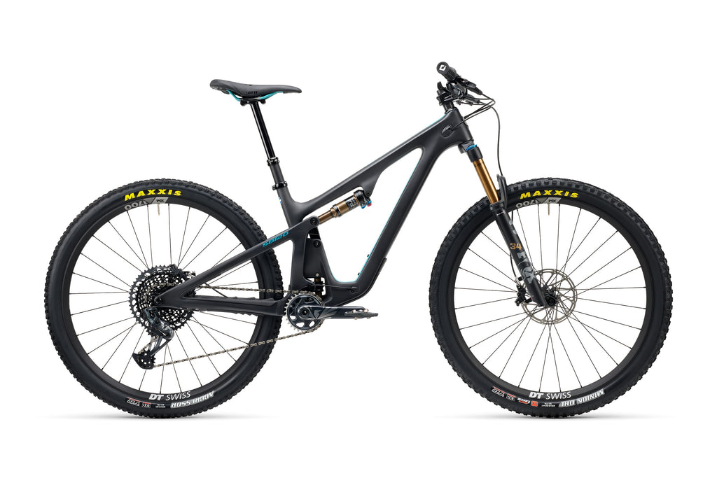 2023 Yeti SB120 Turq Series 29" Complete Mountain Bike - T1 Build, XX-Large Raw Carbon