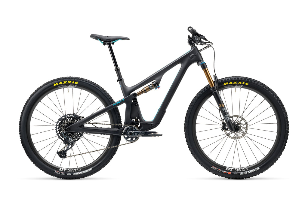 2023 Yeti SB120 Turq Series 29" Complete Mountain Bike - T1 Build, X-Large Raw Carbon