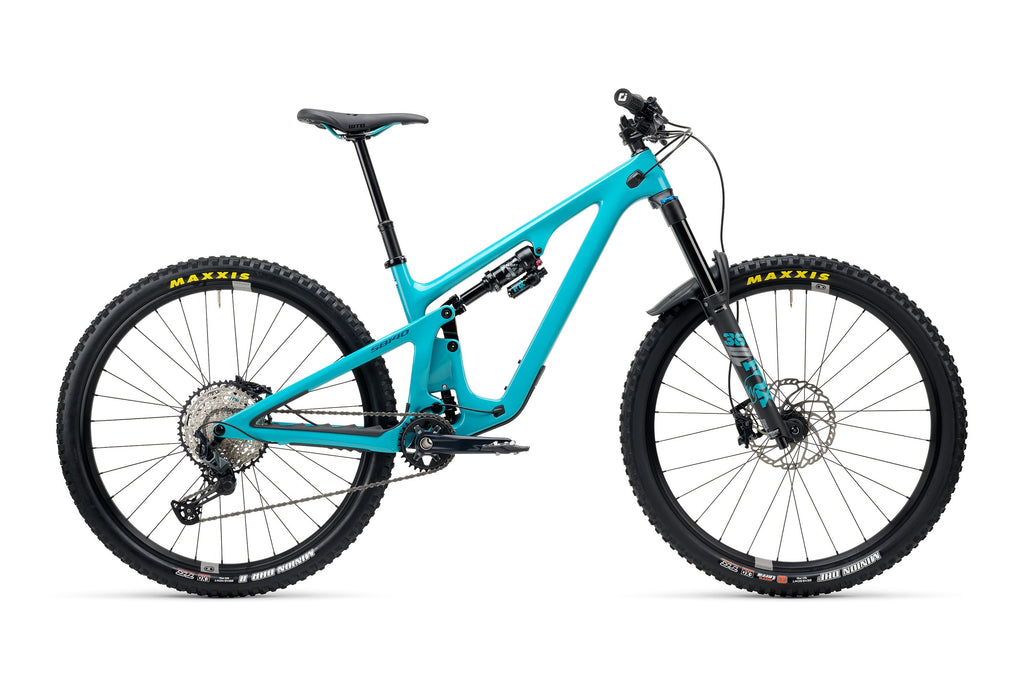 2023 Yeti SB140 Lunch Ride Carbon Series 29" Complete Mountain Bike - CLR C1 Build, Small, Turquoise
