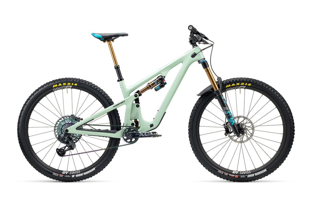2023 Yeti SB140 Lunch Ride Turq Series 29" Complete Mountain Bike - TLR T4 Build, Small Sage