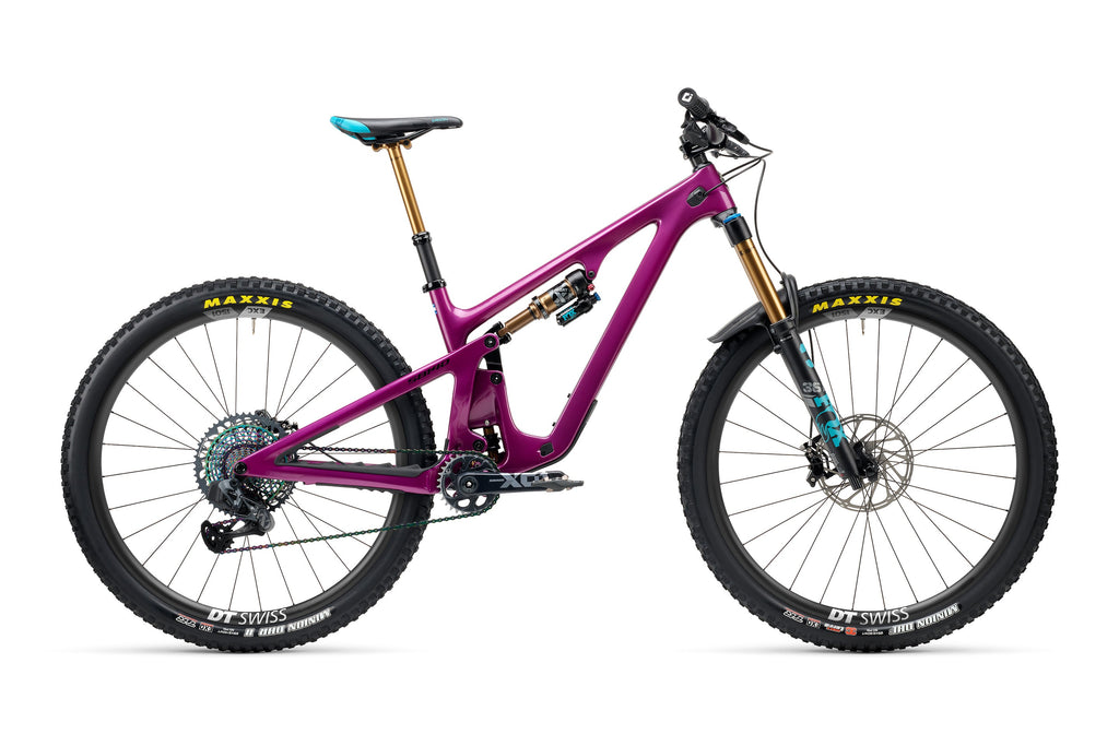 2023 Yeti SB140 Lunch Ride Turq Series 29" Complete Mountain Bike - TLR T4 Build, Small Sangria
